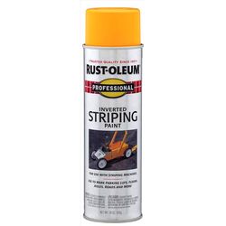 Rust-Oleum Professional Yellow Inverted Striping Paint 18 oz