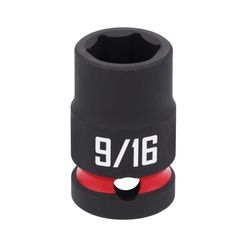 CRAFTSMAN 9/16 in. X 1/2 in. drive SAE 6 Point Shallow Impact Socket 1 pc