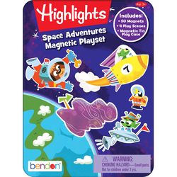Bendon Highlights Space Adventures Magnetic Play Set Multicolored