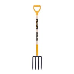 True Temper 4 Tine Steel Spading Fork 30 in. Wood Handle