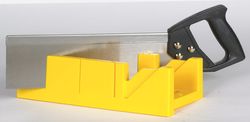 Ace 12 in. L X 4 in. W Plastic 90 deg Mitre Box with Back Saw Saw Included 1 pc