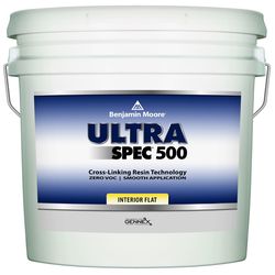 Benjamin Moore Ultra Spec Flat White Water-Based Paint Interior 5 gal