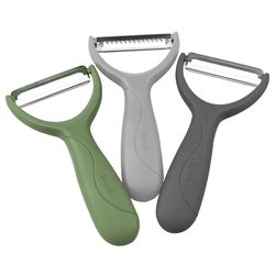 Tovolo Assorted Plastic/Stainless Steel Magnetic Tri-Peeler