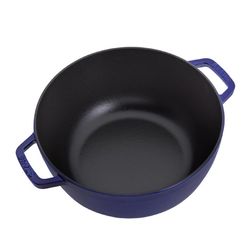 Staub Cast Iron Dutch Oven 5 qt Dark Blue