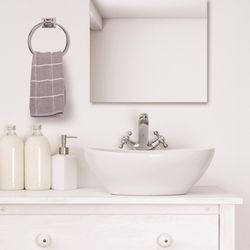 DECKO Chrome Silver Towel Ring Metal