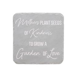 Pavilion Stones with Stories Gray Cement/Stone 7.75 in. H X 7.75 in. L X 0.75 in. W Mom's Garden Ste