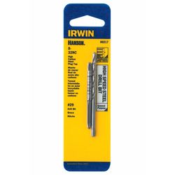 Irwin Hanson SAE No. 29 8-32 Tap and Drill Combo Set