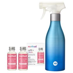 Method Pink Grapefruit Scent Concentrated All Purpose Cleaner Starter Kit Liquid 1 oz