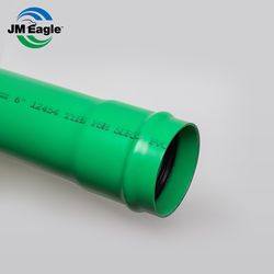 JM Eagle 3034 (SDR35) PVC Sewer Main 6 in. D X 14 ft. L Bell 0 psi