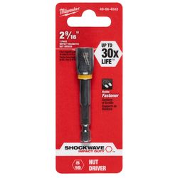 Milwaukee Shockwave 5/16 in. X 0.71 in. L Steel Nut Driver 1 pc