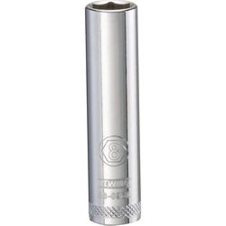 DeWalt 8 mm X 1/4 in. drive Metric 6 Point Deep Socket 1 pc