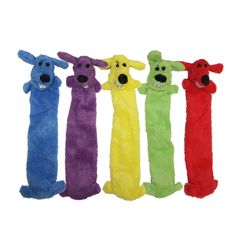 Multipet Loofa For Dog Assorted Plush Dog Toy 1 pk