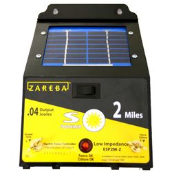 Zareba 4 V Solar-Powered Fence Energizer 2 mi. Black