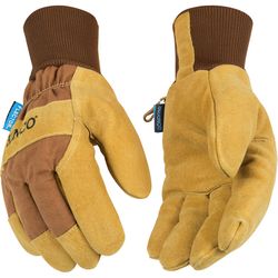 Kinco Men's Outdoor Knit Wrist Work Gloves Gold M 1 pair