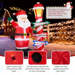 Glitzhome Inflatable 7 ft.