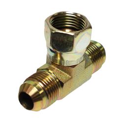 Apache Steel 1/2 in. D X 1/2 in. D T-Hydraulic Adapter 1 pk