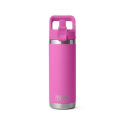 YETI Rambler 18 oz Wildflower Fuschia BPA Free Bottle with Straw Cap