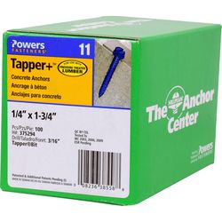 HILLMAN Tapper 1/4 in. D X 1.75 in. L Carbon Steel Hex Head Concrete Screw Anchor 100 pk