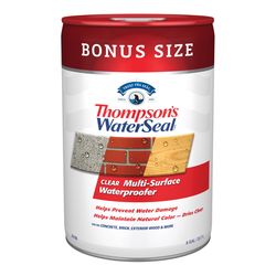 Thompson's WaterSeal Clear Fully-Transparent Water-Based Multi-Surface Waterproofer 6 gal