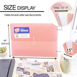 Bazic Products Assorted 7-Pocket Expanding File 1 pk