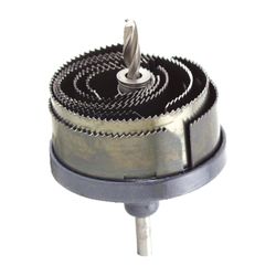 GreatNeck Assorted in. Steel 1 in. L X 1/4 in. D 7-in-1 Hole Saw Arbor Included
