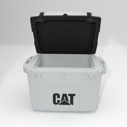 Cat White 27 qt Cooler