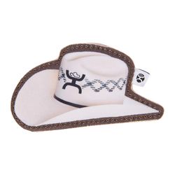 Hooey For Dog Wool Cowboy Hat Pet Toy 1 pk