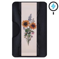 LoveHandle Multicolored Sunflower bouquet Cell Phone Wallet For All Mobile Devices