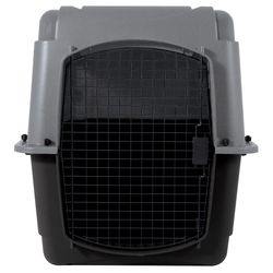 Aspen Pet Pet Porter Large Plastic Pet Kennel Black/Gray 27 in. H X 25 in. W X 36 in. D