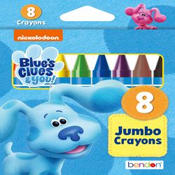 Bendon Nickelodeon Washable Assorted Color Crayons 8 pk