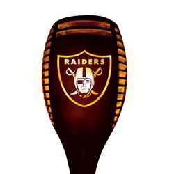 Sporticulture NFL 36 in. Solar Power Plastic Las Vegas Raiders Brown Solar Torch