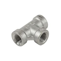 BK Products Proline 1/4 in. FIP in. X 1/4 in. D FIP 1/4 in. D FIP Stainless Steel 4 in. L Tee