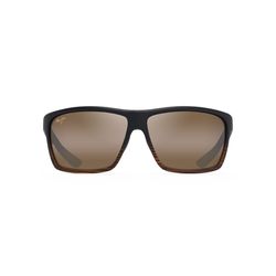 Maui Jim Alenuihaha Sunglasses Unisex Dark Brown Stripe Frame HCL Bronze Lens Polarized