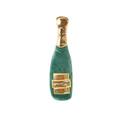 Pet Shop by Fringe Studio For Dog Green Plush Champagne Bottle Dog Toy 1 pk