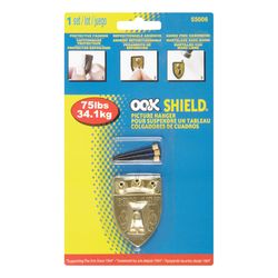 HILLMAN OOK Shield Picture Hanger 75 lb 1 pk