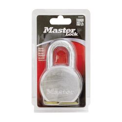 Master Lock 2-3/16 in. H X 2-1/2 in. W Steel Dual Ball Bearing Locking Weather-Resistant Padlock