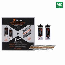 Paslode 1-1/2 in. L Paper Strip Galvanized Fuel and Nail Kit 30 deg 1602 pk