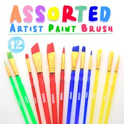 Bazic Products Assorted Paint Brush Set