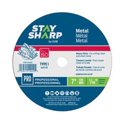 Stay Sharp 7 in. D X 5/8 in. X 1/16 in. thick Metal Cutting Wheel 1 pc