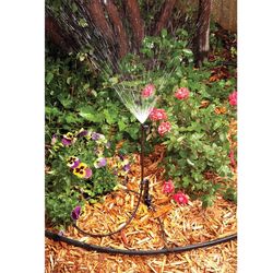 Rain Bird Quarter-Circle Drip Irrigation Micro Sprinkler on Stake 31 gph 1 pk