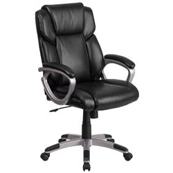 Flash Furniture Hercules Black Faux Leather Office Chair