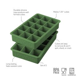 Tovolo Pesto Silicone Cube Ice Tray