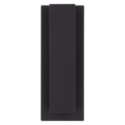 National Hardware Reed 4.75 in. L Matte Black Brass Door Knocker