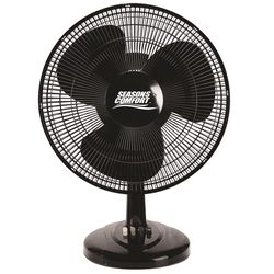 Seasons Comfort World Marketing 21.25 in. H 3 speed Oscillating Table Fan Remote Control