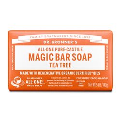 Dr. Bronner's Organic Tea Tree Scent Pure-Castile Bar Soap 5 oz