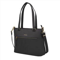 Travelon Addison Black Tote Bag 11 in. H X 14 in. W