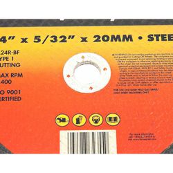 Forney 14 in. D X 20 mm X 5/32 in. thick Aluminum Oxide Metal Cutting Wheel 1 pc