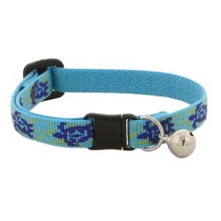 LupinePet Original Designs Multicolor Turtle Reef Nylon Cat Collar