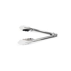 Fox Run Silver Stainless Steel Locking Tongs