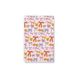 Denik 5 in. W X 8 in. L Multicolored Bows Layflat Notebook